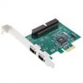 PCI-Express para 2xIEEE1394a Firewire + 1xIDE placa de controlador de combinação