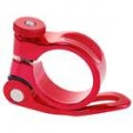 Alumínio liga bicicleta espigão Clamp - vermelho (30.8 mm de diâmetro interno)