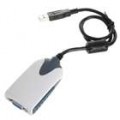 USB 2.0 para cabo de adaptador de vídeo VGA para o ecrã do Monitor Extra