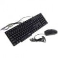 N1800 Qualidade impermeável teclado com Mouse óptico USB