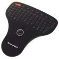 Lenovo 2.4 GHz Portable portáteis teclado sem fio com Trackball Mouse (2 * AAA)