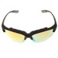Genuíno rubi UV400 proteção resina lente esportes Óculos/óculos conjunto