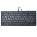 78-Chave Compact Slim USB teclado - preto (160 CM-cabo)