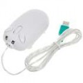 Bonito estilo porquinho USB mouse óptico - branco