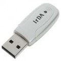 Mini adaptador de USB para IrDA Dongle (prata)