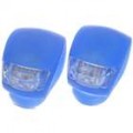 2-LED azul clara 3-modo de neblina luz - Bicycle azul (par/2 * CR2032)