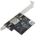 Power Over eSATA + USB 2.0 AHCI placa com os cabos de dados (5mm velocidade)