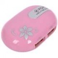 Mouse estilo HUB USB 2.0 4-Portas - Pink