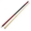 2-Seção distante Bilhar Pool Cue - vermelho + preto + madeira (146 cm)