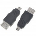 Mini USB On-The-Go Host OTG adaptador (2-Pack)