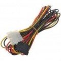 Macho de 4 pinosos IDE para SATA 15 pinosos fêmea conversor cabo USB (1,5 m-comprimento)
