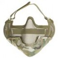 Tático Aço malha máscara protetora para jogo de guerra