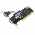 PCI placa Serial multiporta com o CD do Software para computador de secretária