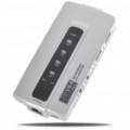 Áudio e vídeo adaptador com DVI/USB/RJ45 de rede para PC