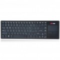 Genuíno MC Saite 1000DPI 87-chave portátil 2.4 g teclado sem fio c / Touchpad & receptor (2 * AAA)