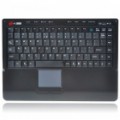 Genuíno MC Saite 88 teclas 800 DPI 2.4 g teclado sem fio portátil c / Touchpad & receptor (2 * AAA)