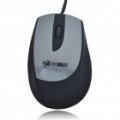 Mouse óptico USB MCSaite - Black + Dark Grey (120 CM-cabo)