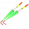 Bateria Powered iluminado flutuadores de pesca - luz vermelha (2-Pack / 2 * LR41)