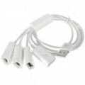Alta velocidade HUB USB 2.0 4-Portas para iPhone3G/3GS/4/iPad - branco