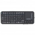 USB recarregável portátil 2.4 g teclado sem fio Qwerty c / Touchpad & Laser Pointer Ponteiro laser