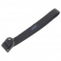 Tactical durável impermeável Nylon cinto com fivela de Metal - preto (120 CM-comprimento)