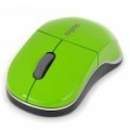 Genuíno Rapoo 1100X 2.4 GHz Wireless 1000CPI USB mouse óptico com receptor - verde (1 x AA)