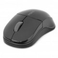Genuíno Rapoo 1100X 2.4 GHz Wireless 1000CPI USB mouse óptico com receptor - preto (1 x AA)