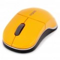 Genuíno Rapoo 1100X 2.4 GHz Wireless 1000CPI USB mouse óptico com receptor - laranja (1x AA)