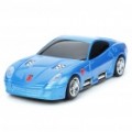 Ferrari carro estilo USB 2.0 Hub de 3 portas com leitor de cartão SD + Blue Light (azul)