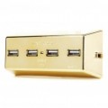 Gold Bullion Bar em forma de HUB USB 2.0 4-Portas