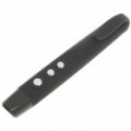 650nm Wireless USB Presenter com ponteiro Laser vermelho - preto (1 x AAA)