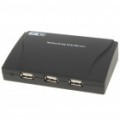 Servidor de impressora de rede Ethernet LAN USB 2.0 4 portas