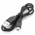 USB macho de 5 pinosos Mini USB de carregamento / cabo de dados USB (70 CM-comprimento)