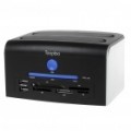 All-in-1 SATA + IDE Dual HDD Docking Station com One Touch Backup para 2.5 