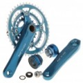 SHUN liga de alumínio Truvativ Crankset com / rolamento de esferas para bicicleta de estrada de montanha de velocidade 27 - azul