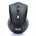 2.4 GHz 1600DPI Wireless Optical Mouse com receptor USB - preto (1 x AA)