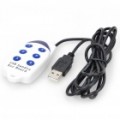 6-Chave USB manipular teclado HID (173 CM-cabo)