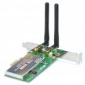 Adaptador de placa de rede sem fio 300Mbps PCI-E