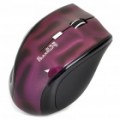 Verdadeira Sunsonny SR-SG100 2.4 GHz sem fio 500/1000DPI USB mouse óptico - Purple (2 x AAA)