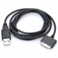 USB Data & Charging Cable para o iPad/iPhone 3G/3GS/4 - preto (1,5 m-comprimento)