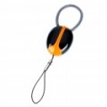 Besouro estilo compacto celular USB carregador com transferência de dados & leitor de cartão TF (preto + laranja)