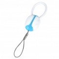 Besouro estilo compacto celular USB carregador com transferência de dados & leitor de cartão TF (azul)