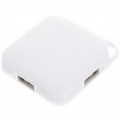 De alta velocidade do Designer HUB USB 2.0 4-Portas (branco)