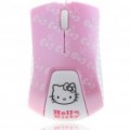 Bonito Mini Hello Kitty estilo USB com fio 800 DPI mouse óptico (80 CM-cabo)