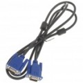 O cabo Monitor VGA macho/macho M/M - azul + preto (140 CM-comprimento)