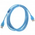 USB 2.0 macho para cabo de extensão feminino M/F - azul (3 M-comprimento)