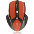 USB Wired 600/1000/1600/2400DPI Optical Mouse-preto + laranja (148 CM comprimento)