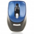 2.4 GHz 500/1000DPI Wireless Mouse óptico c / USB 2.0 receptor - azul (1 x AAA)