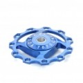 Universal Aluminum Alloy CNC Jockey roda para moto (cor aleatória)