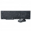 Rapoo 1800 Wireless Keyboard & Mouse Combo Set com receptor USB (1 x AA + 1 x AA)